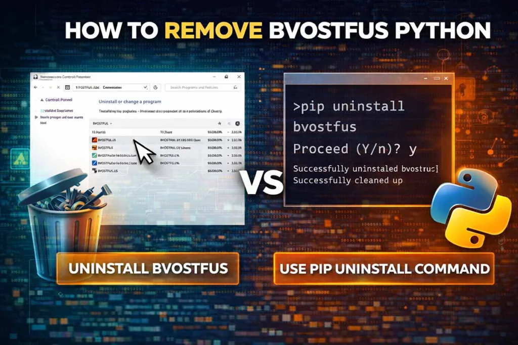BVOSTFUS Python: What Is It & Should You Worry? 5 How to Remove BVOSTFUS Python?
