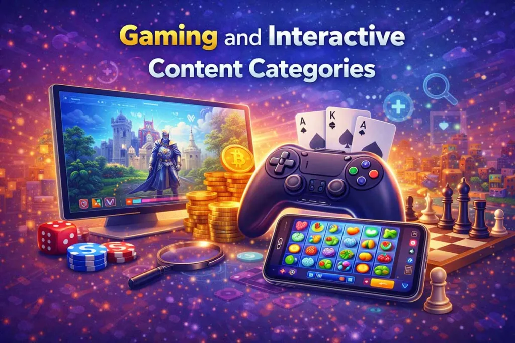 Topics MyWirelessCoupons: Hidden Categories Revealed 4 Gaming and Interactive Content Categories