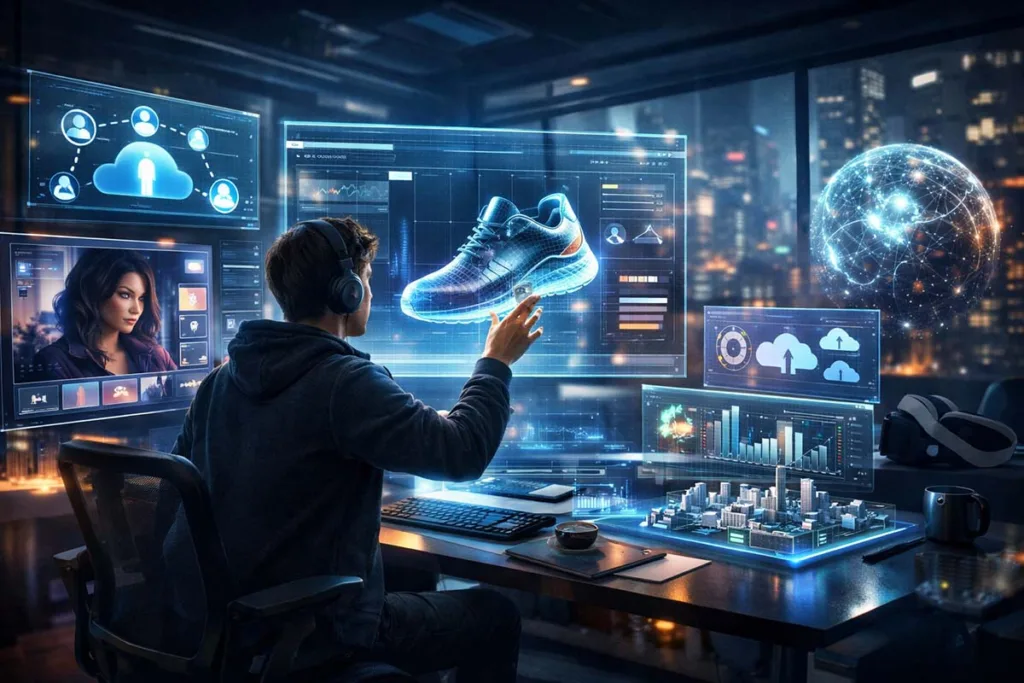 Tech Trends GFXProjectality with AI and Immersive Design Workspace